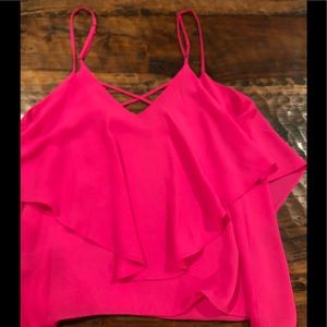 Hot Pink Tank by fun z fun - size S